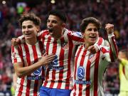 Con goles de Julián Álvarez y Almada, Atlético de Madrid del Cholo Simeone aplastó al Sevilla de Almeyda