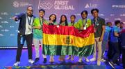 Bolivia se sube al podio mundial de robótica: tercer lugar en la olimpiada FIRST Global Challenge 2025