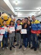 Jóvenes músicos aragüeños celebran su regreso desde Roma tras la canonización