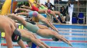 Delegación de natación inicia participación en juegos centroamericanos en Colombia