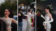 Va con todo por la octava corona: Así fue la llegada de Stephany Abasali a la concentración del Miss Universo