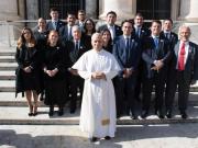 Quiénes son los legisladores que fueron recibidos por el Papa