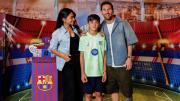 Thiago Messi cumplió 13 años y tuvo una fiesta con temática del Barcelona: las fotos