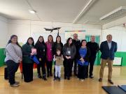 Fundación reconoce a pequeña estudiante de Chile Chico que ganó viaje a Centro Espacial de Inglaterra