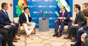 Paz se reúne con el presidente de la CAF y anuncia acuerdo financiero de $us 3.100 millones para la “recuperación” de Bolivia