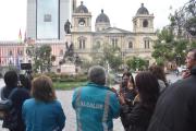 Arias: “Queremos que la Plaza Murillo brille en un día histórico para Bolivia”