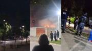 Noche de caos en Islas Malvinas: incendio de una casa, brutal pelea y un hombre apuñalado