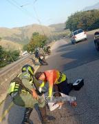 Arrollado septuagenario en la Variante San Diego