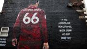 Mural dedicado a Alexander-Arnold fue vandalizado en Anfield