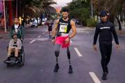 Juan Pablo Dos Santos, el atleta venezolano amputado que corrió el maratón de Nueva York (+Video)