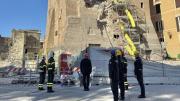 Murió el obrero rescatado del derrumbe en una torre medieval del centro de Roma