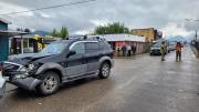 Un lesionado deja accidente en transitada esquina de Puerto Aysén