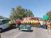 Linares: grupo CERT de prevención comunitaria impulsa campaña para limpiar malezas próximas al camino precordillerano