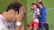 El drama de Tomás Molina: erró dos penales en la final y se quebró en lágrimas ante su familia