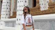 La vestimenta que usó Julieta Poggio en su excéntrico viaje por Tailandia que enloqueció a todos
