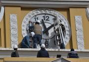 Restauran el reloj del Palacio Legislativo, modificado hace 11 años por David Choquehuanca