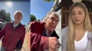 Video: un jubilado le pegó una trompada a una chica por estacionar fuera de su casa