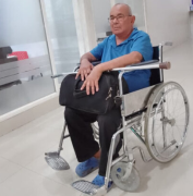 El mayor Luis Contreras necesita de  la solidaridad de todos