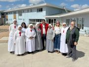 Representantes de la Obra San Camilo de Italia y Argentina conocieron avances de la construcción del nuevo Hogar en Linares