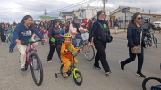 Más de 200 personas protagonizaron cuarta cicletada de Escuela Villa Las Nieves