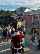 “Pompe France” celebró Navidad con los niños y vecinos del sector norte