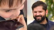La tierna respuesta del Presidente Boric a niño que lloró por inminente término de su gobierno