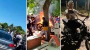 Funeral tumbero en La Plata: incendiaron una moto sobre la lápida de un adolescente asesinado
