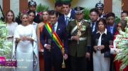 El presidente Rodrigo Paz brinda por Dios, la familia y la patria
