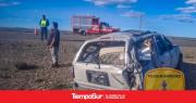 Vuelco de una camioneta dejó tres personas asistidas