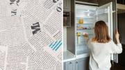 Por qué hay que colocar hojas de diario dentro de la heladera