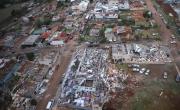 Impactantes imágenes del tornado que destruyó una ciudad en Brasil