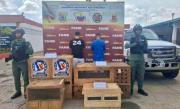Dos hombres detenidos en Bolívar por tráfico de 11 monos viudita