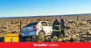 Conductor perdió el control de su rodado y volcó sobre la Ruta N 43