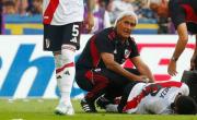 Video: el desconsolado llanto de Maxi Meza tras salir lesionado en el Superclásico entre River y Boca
