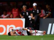 River dio a conocer el diagnóstico de la lesión de Maxi Meza: el correntino tendrá que pasar por el quirófano y estará al menos tres meses sin jugar