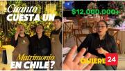 Centro de eventos reveló cuánto cuesta un matrimonio en Chile y desató ola de comentarios