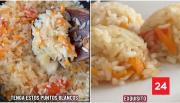 Quedó exquisito: joven muestra técnica para cocinar arroz usando solo 5 minutos de gas