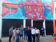 Inaugurada galería al aire libre con pinturas de gran formato en Valencia