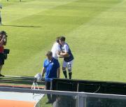 Padre e hijo enfrentados, pero con el amor intacto: los Barros Schelotto y un momento emotivo en en Bosque