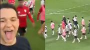 El video de la agresión de Maxi Salas a un hincha de Boca tras la derrota de River