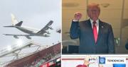 VIDEO: Donald Trump termina abucheado tras peligroso sobrevuelo del Air Force One en partido de la NFL