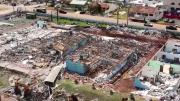 Tornado devasta ciudad de Paraná, dejando el 90% de las edificaciones en ruinas