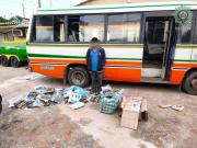 Envían a la cárcel a micrero sorprendido llevando droga hacia la frontera con Brasil