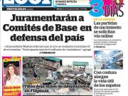 Titulares de la prensa nacional para este martes 11 de noviembre