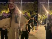 Insólito momento viral: una pareja registraba un paseo romántico y apareció Messi en su video