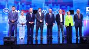 [Fotos] El último debate entre los ocho candidatos a La Moneda