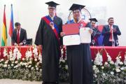 Universidad Juan Misael Saracho otorga Doctor Honoris Causa al Fiscal General Roger Mariaca