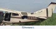 Hallaron cocaína en una avioneta que había realizado un aterrizaje forzoso