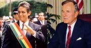 La historia del crucifijo que marcó una promesa presidencial entre Bush y Paz