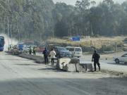 Dos de los 12 heridos del accidente en la autopista de La Paz se encuentran en terapia intensiva